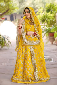 GANPATIJI FASHION Embroidered Semi Stitched Rajasthani Poshak