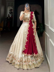 VADANYA Embroidered Semi Stitched Lehenga Choli