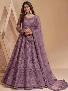 ZAALIMA FASHION Embroidered Semi Stitched Lehenga Choli