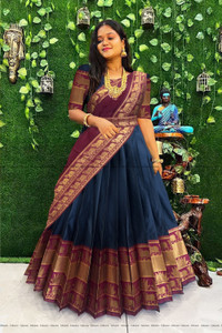 Fabcartz Self Design Semi Stitched Lehenga Choli