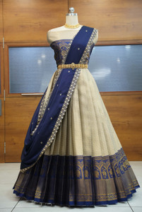 MR Y Printed Semi Stitched Lehenga Choli