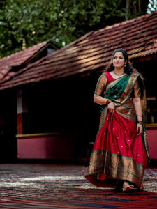 rendol Solid Semi Stitched Lehenga Skirt