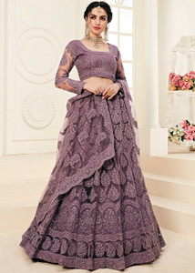 vyom creation Embroidered Semi Stitched Lehenga Choli