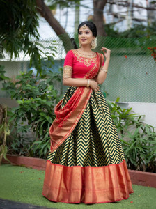 Fabcartz Woven Bollywood Art Silk Saree