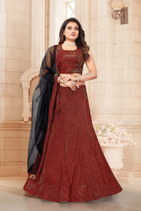 zengry Embellished Semi Stitched Lehenga Choli