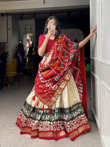 AAYUSHYAM ENTERPRISE Floral Print Semi Stitched Lehenga Choli