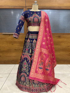 Immy Self Design Semi Stitched Lehenga Choli