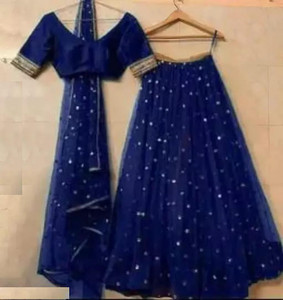 Rise On Fab Embroidered Semi Stitched Lehenga Choli