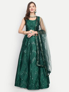 Udbhav Export Embroidered Semi Stitched Lehenga Choli