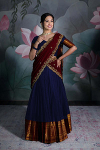 Fabcartz Self Design Semi Stitched Lehenga Choli