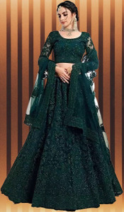 Miara Self Design Semi Stitched Lehenga Choli