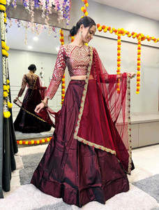 Fabcartz Embellished, Self Design Semi Stitched Lehenga Choli