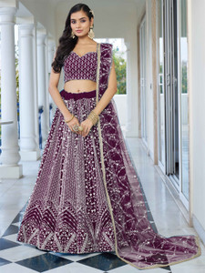 Udbhav Export Embellished Semi Stitched Lehenga Choli