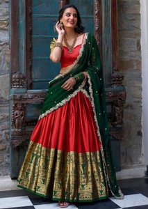 Kedar Fab Self Design Semi Stitched Lehenga Choli
