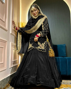 Mylofy Floral Print Stitched Lehenga & Kurta