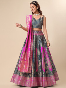PURVAJA Embellished Semi Stitched Lehenga Choli