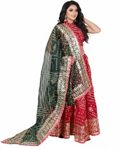 PAHNAVA Printed Semi Stitched Lehenga Choli