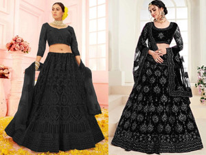 Udbhav Export Embellished Semi Stitched Lehenga Choli