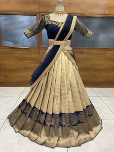 SHREE CREATION Self Design Semi Stitched Lehenga Choli