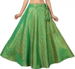 BALAAD CREATION Self Design Semi Stitched Lehenga Skirt
