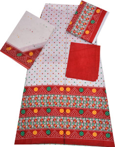 Yuvi Creation Floral Print Semi Stitched Rajasthani Poshak
