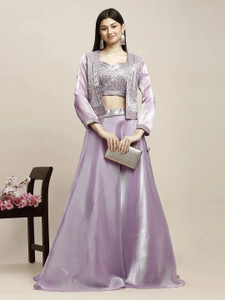 Madhuram Embroidered Stitched Lehenga Choli