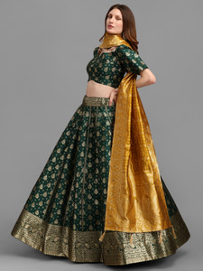 PURVAJA Self Design Semi Stitched Lehenga Choli