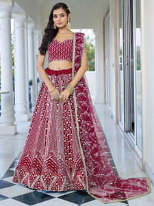 Udbhav Export Embellished Semi Stitched Lehenga Choli