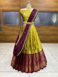 Payu Self Design Semi Stitched Lehenga Choli