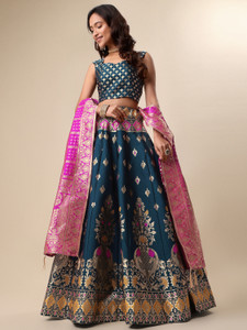 PURVAJA Embellished Semi Stitched Lehenga Choli