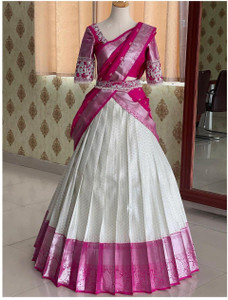Hyper Enterprize Self Design Semi Stitched Lehenga Choli