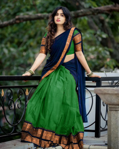 MAHOTSAVA Self Design Semi Stitched Lehenga Choli
