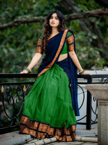 MAHOTSAVA Self Design Semi Stitched Lehenga Choli