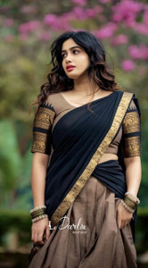 Smileyfashion Printed Semi Stitched Lehenga Choli
