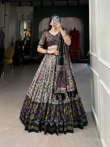 supreetha Printed Semi Stitched Lehenga Choli