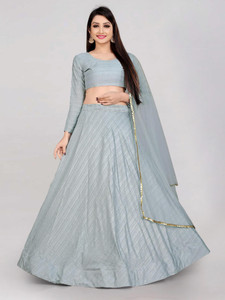 Divastri Embroidered Semi Stitched Lehenga Choli
