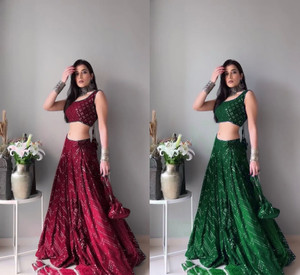 ZAALIMA FASHION Embroidered Semi Stitched Lehenga Choli