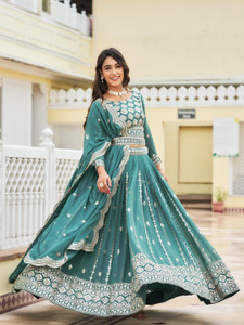 Jogmaya Fashion Embroidered Semi Stitched Lehenga Choli