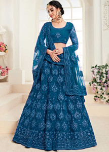 ZAALIMA FASHION Embroidered Semi Stitched Lehenga Choli