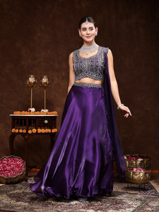 Stylum Printed Stitched Lehenga Choli