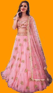 FULPARI Embroidered Semi Stitched Lehenga Choli