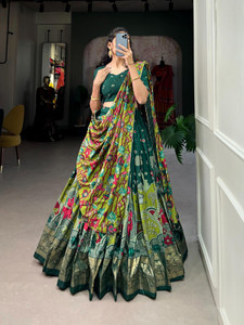 Pal Enterprise Printed Semi Stitched Lehenga Choli