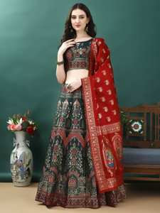 LCHHFSFUMGEBQZGG Embellished Semi Stitched Lehenga Choli