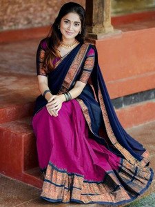 KOMAL Solid Semi Stitched Lehenga Choli