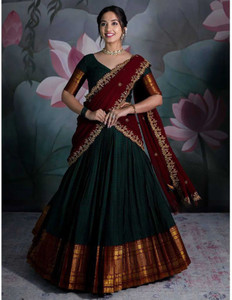 MR Y Self Design Semi Stitched Lehenga Choli