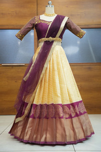 MR Y Self Design Semi Stitched Lehenga Choli