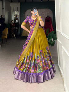 Runaya Nx Printed Semi Stitched Lehenga Choli