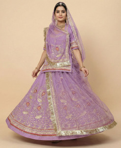 BHERVATEX Embroidered Semi Stitched Rajputi Poshak