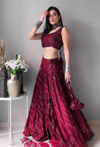 ZAALIMA FASHION Embroidered Semi Stitched Lehenga Choli