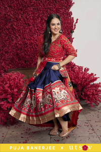 Divastri Self Design Semi Stitched Lehenga Choli